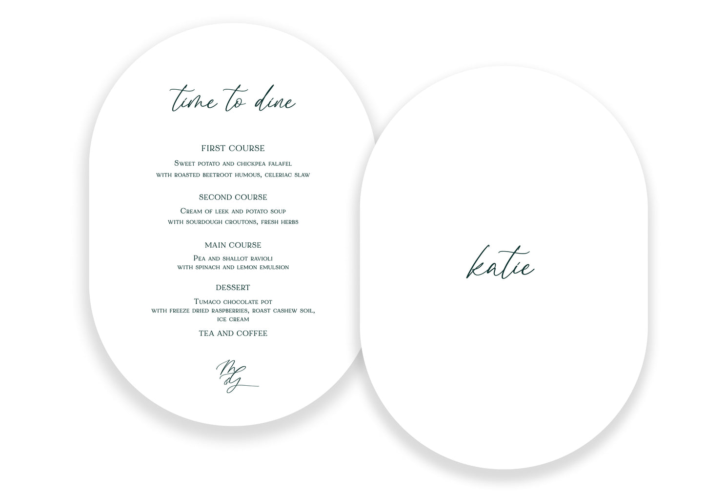 Time to Dine Menu