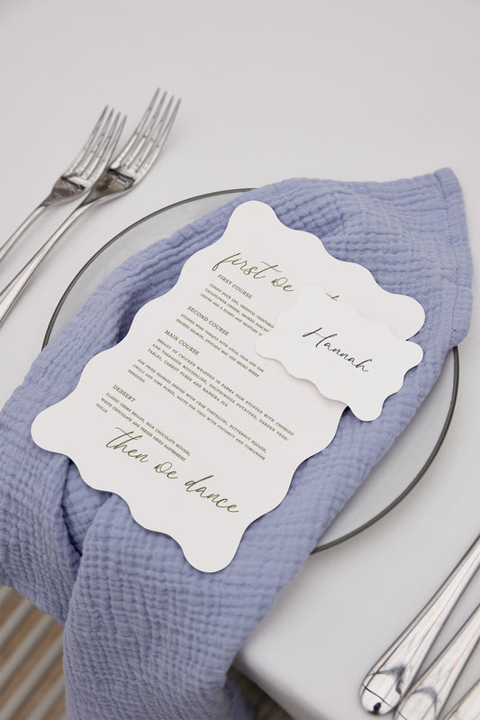First Love Menu