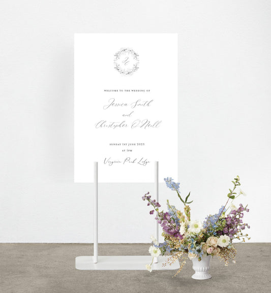 Romance Welcome Sign