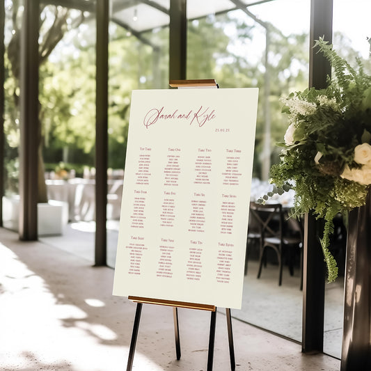 Floral Dream Seating Chart