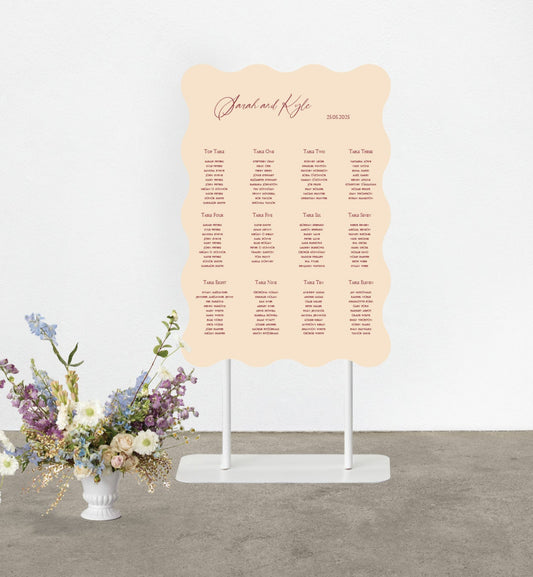 Floral Dream Seating Chart
