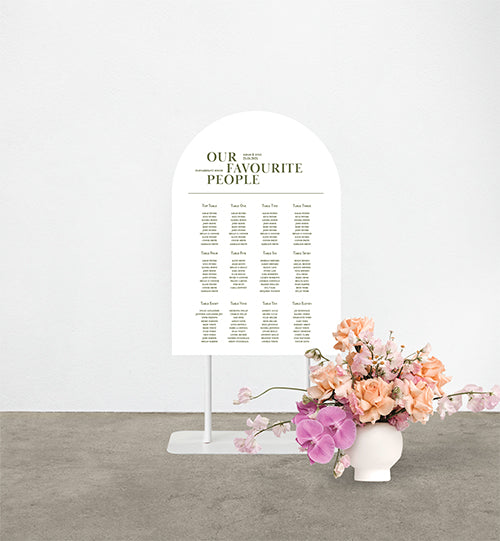 Love Is All Around Seating Chart